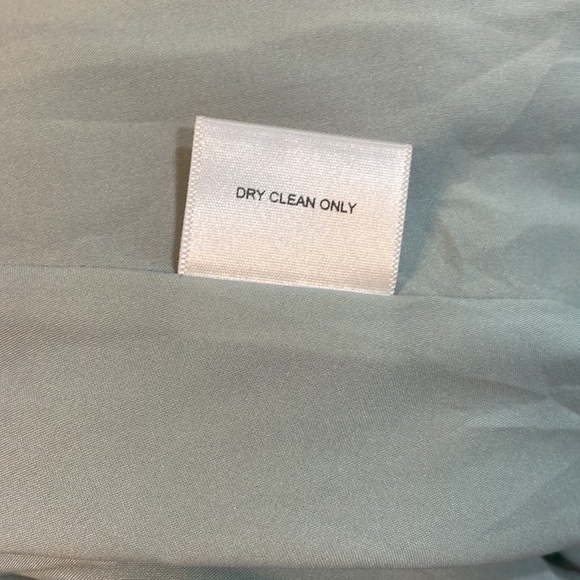 ModCloth xxs sheer overlay hi-low green color block halter gown w/ pockets EUC - Picture 12 of 13